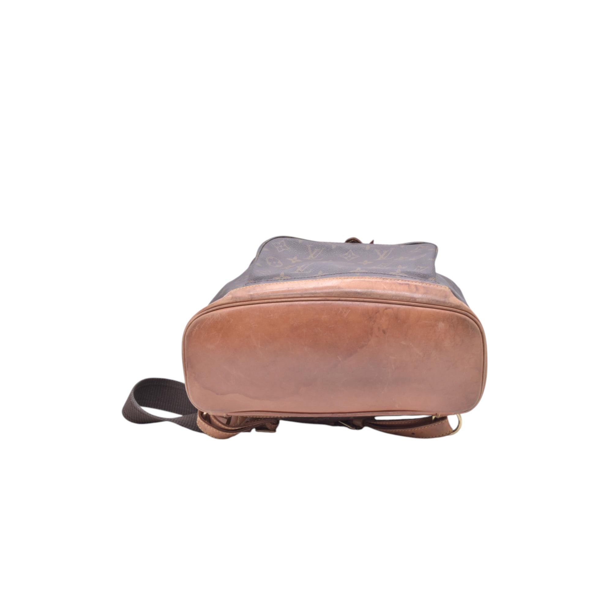 $1650 1999 LOUIS VUITTON Monogram Montsouris GM Backpack Brown SP0979 CONSIGNMENT 10021410