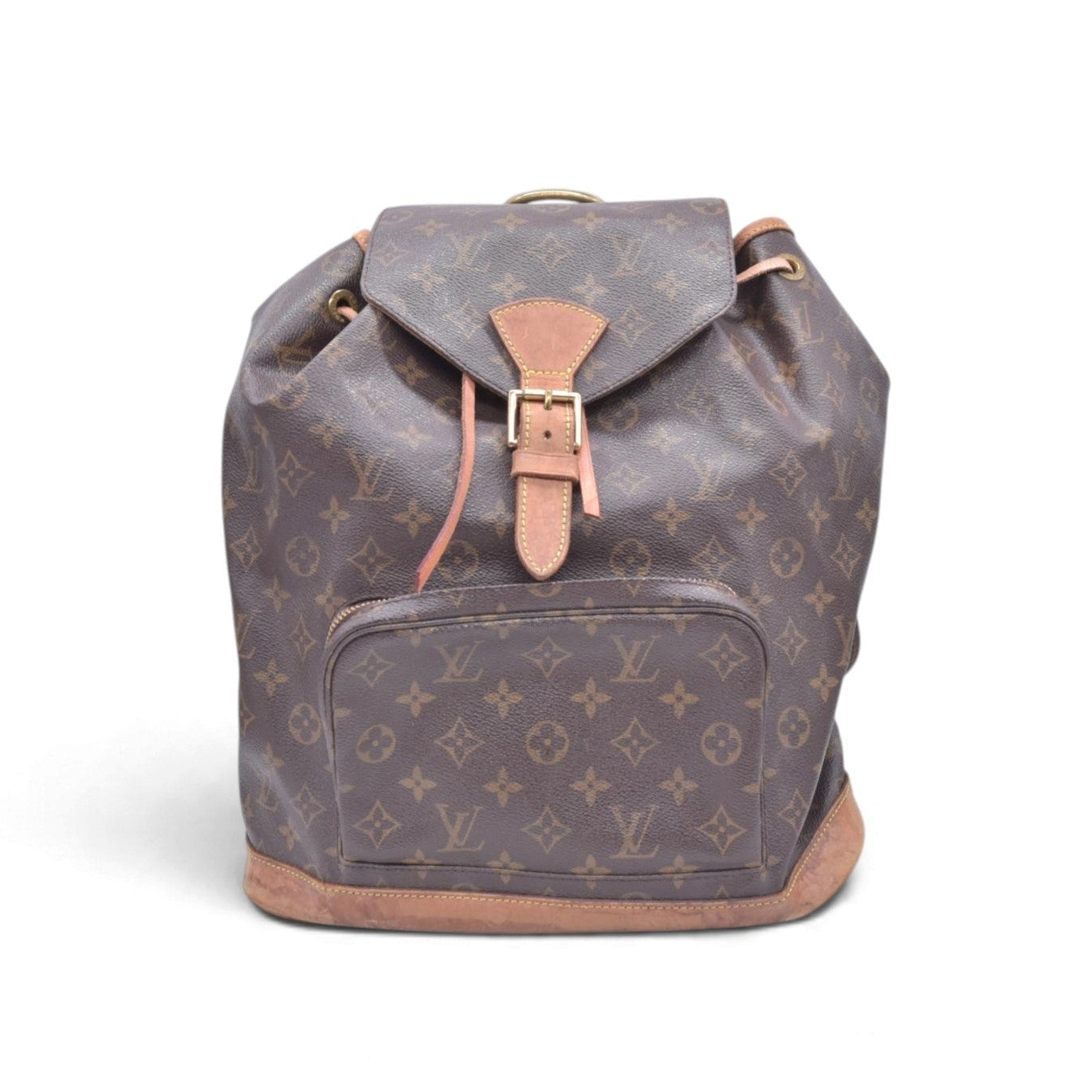 $1650 1999 LOUIS VUITTON Monogram Montsouris GM Backpack Brown SP0979 CONSIGNMENT 10021410