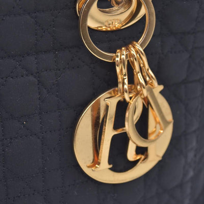 $5100 Dior Nylon Cannage Medium Lady Dior Black