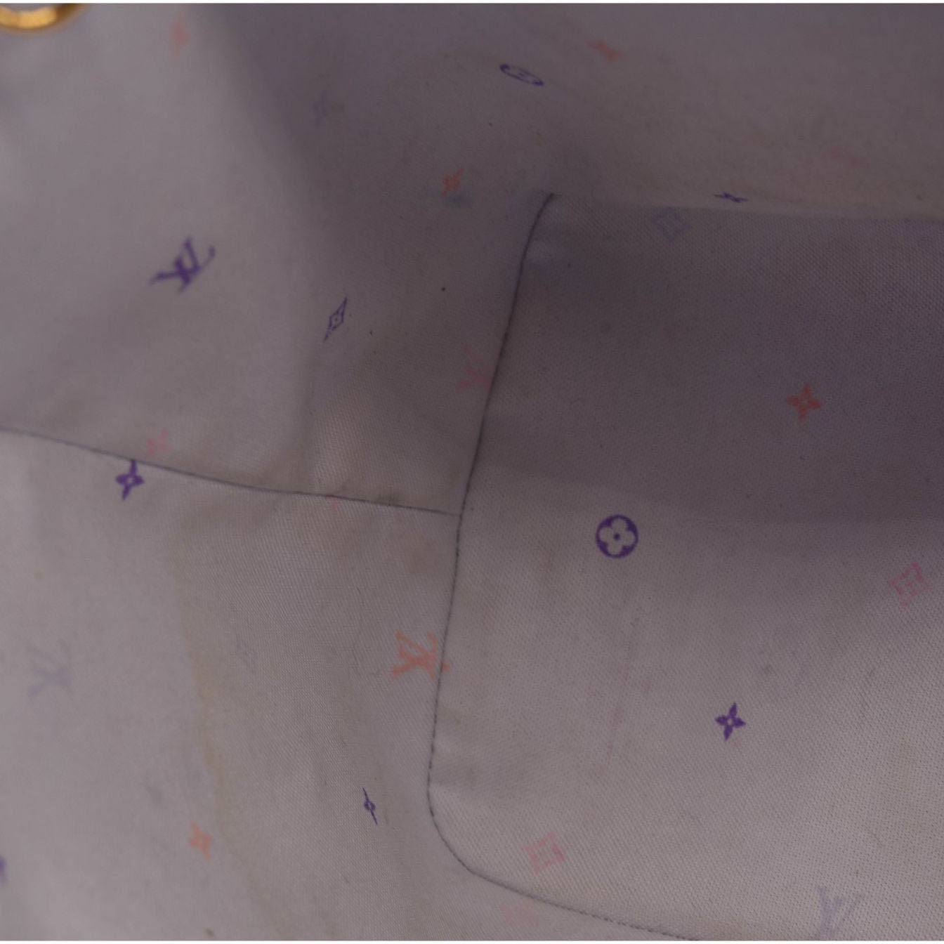 USED LOUIS VUITTON Monogram Giant Spring In The City Neverfull MM Sunrise Pastel