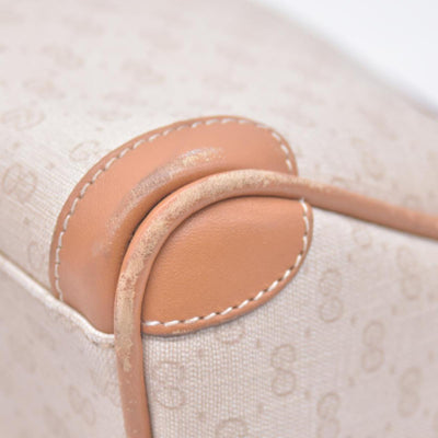 $420 GUCCI Vintage GG Plus Cosmetic Pouch CONSIGNMENT 10021413