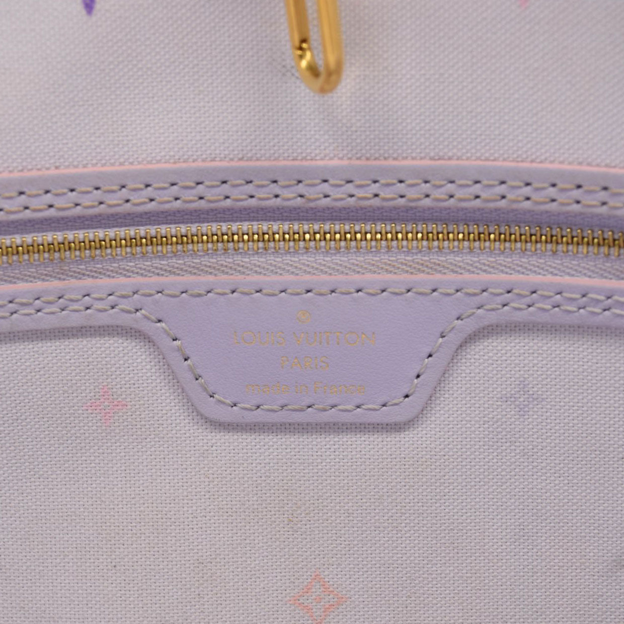 USED LOUIS VUITTON Monogram Giant Spring In The City Neverfull MM Sunrise Pastel