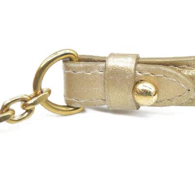 AUCTION $2150 Louis Vuitton  Metallic Calfskin Love Note Gold Bronze