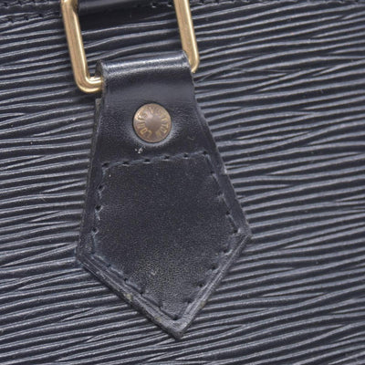 $1850 1996 LOUIS VUITTON Epi Leather Alma PM Black CONSIGNMENT AR0946 10021416