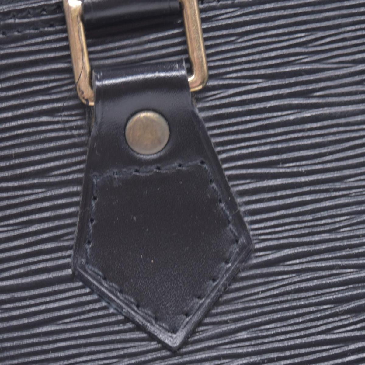 $1850 1996 LOUIS VUITTON Epi Leather Alma PM Black CONSIGNMENT AR0946 10021416