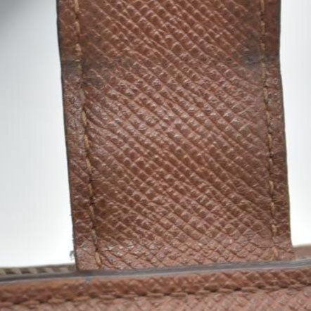 $750 Louis Vuitton Monogram Porte Papier Zippe Bifold Wallet Brown 10020017