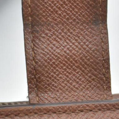 $750 Louis Vuitton Monogram Porte Papier Zippe Bifold Wallet Brown 10020017