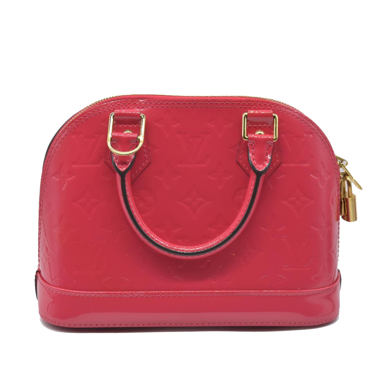 $2800 Louis Vuitton  Vernis Alma BB Hot Pink