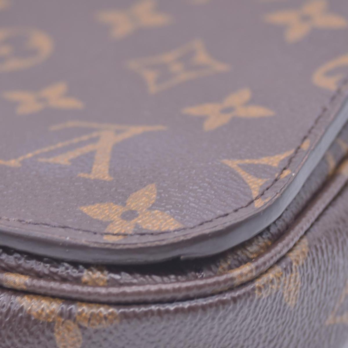 $2620 2016 LOUIS VUITTON Monogram Pochette Metis Shoulder Bag Brown SR3176 CONSIGNMENT 10021414