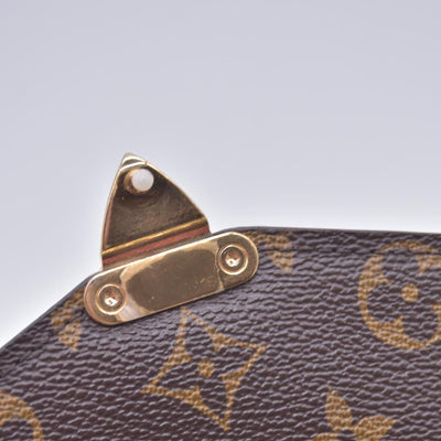 $2620 2016 LOUIS VUITTON Monogram Pochette Metis Shoulder Bag Brown SR3176 CONSIGNMENT 10021414
