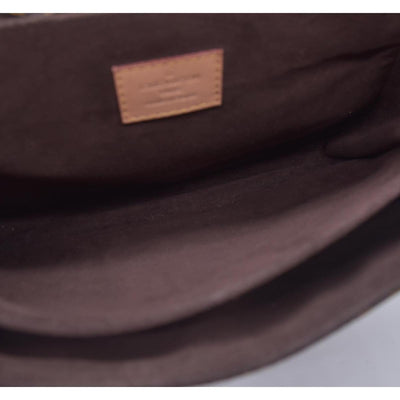 $2620 2016 LOUIS VUITTON Monogram Pochette Metis Shoulder Bag Brown SR3176 CONSIGNMENT 10021414