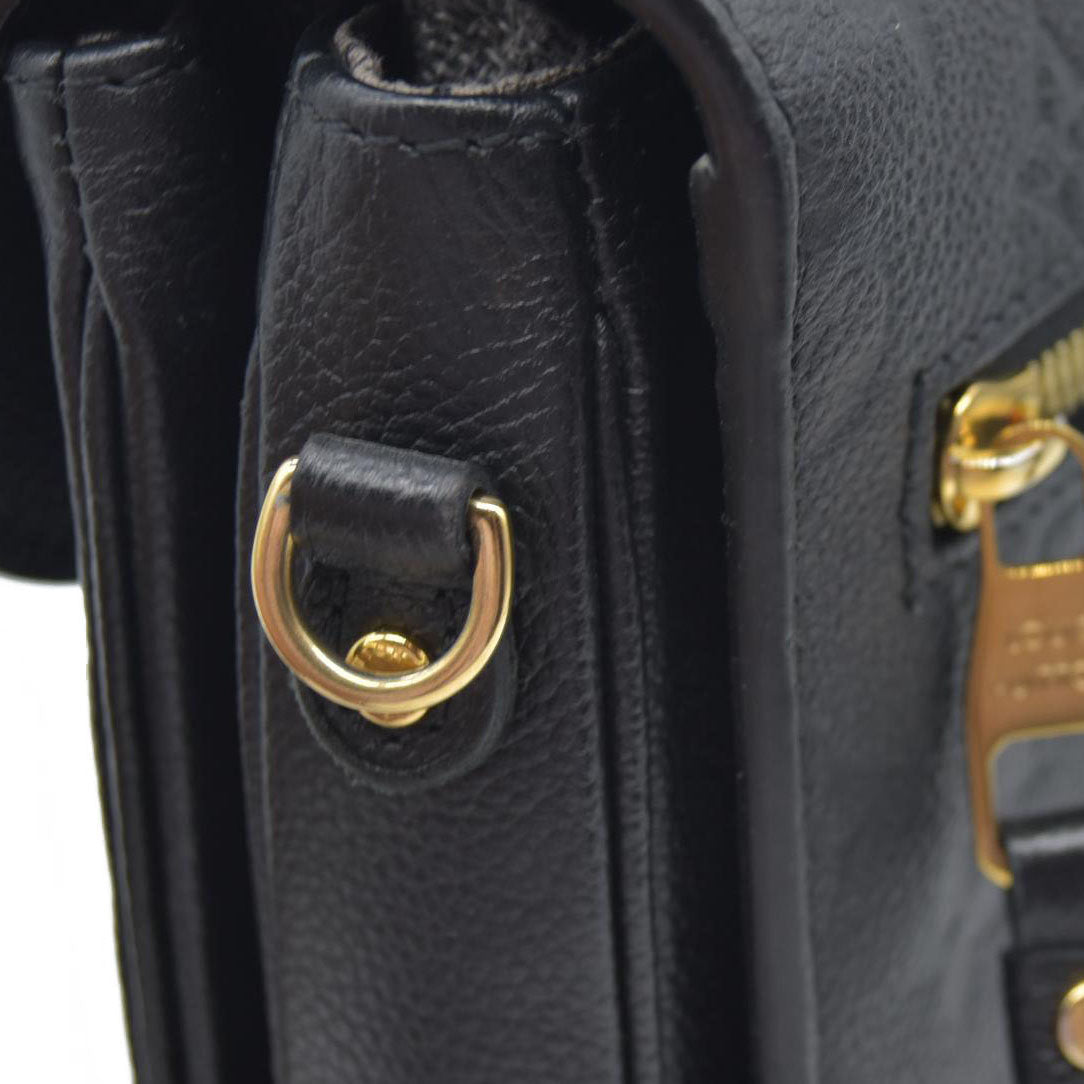 $3000 Louis Vuitton  Empreinte Pochette Metis Black