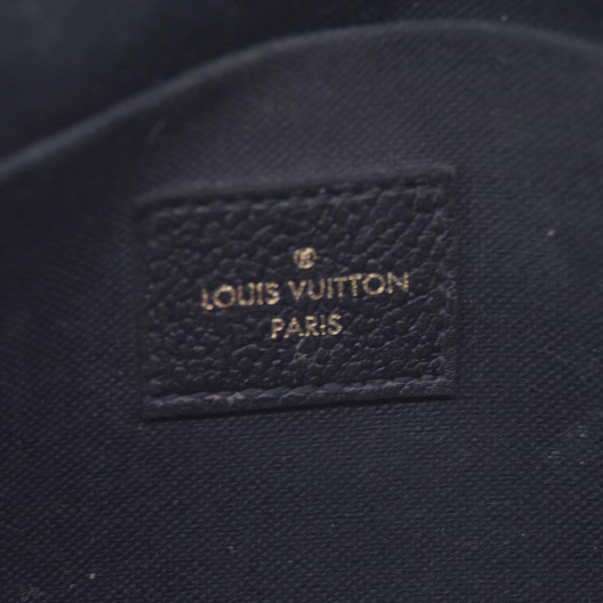$1770 2019 Louis Vuitton Empreinte Pochette Felicie Chain Wallet Black SD1179 10020649