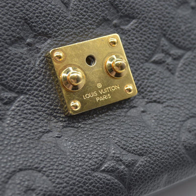 $3000 Louis Vuitton  Empreinte Pochette Metis Black