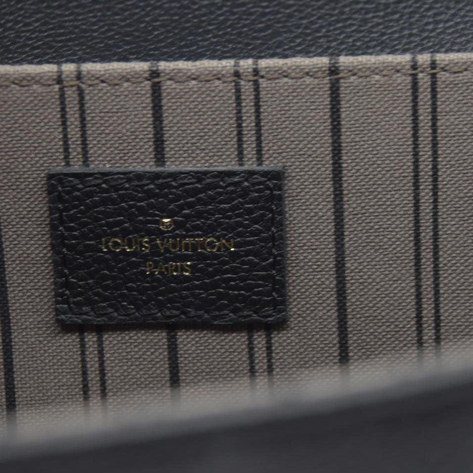 $3000 Louis Vuitton  Empreinte Pochette Metis Black