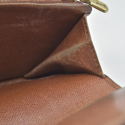 $560 Louis Vuitton Monogram Porte Monnaie Billets Tresor Bifold Wallet RA0915