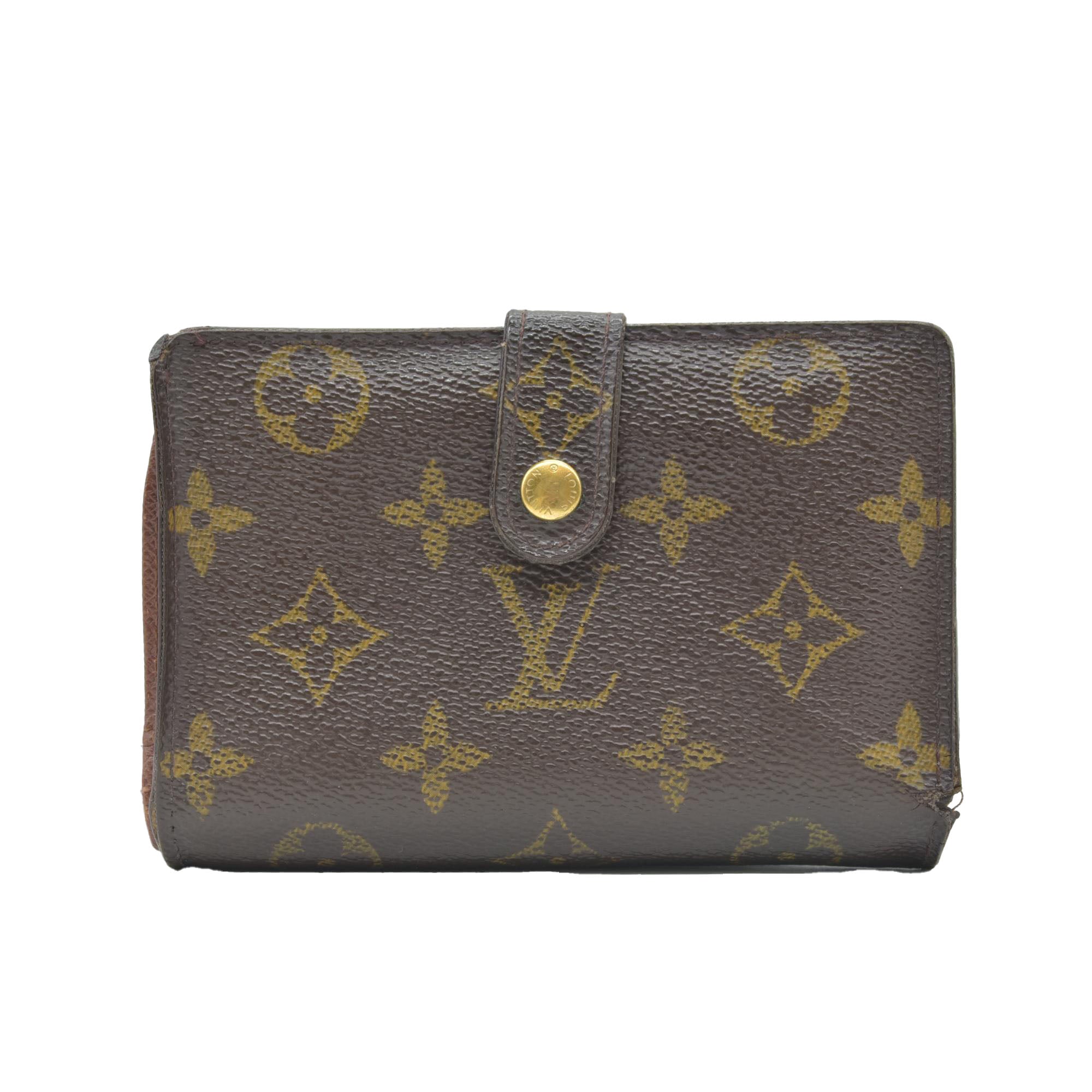 $750 Louis Vuitton Kisslock French Wallet MI0012