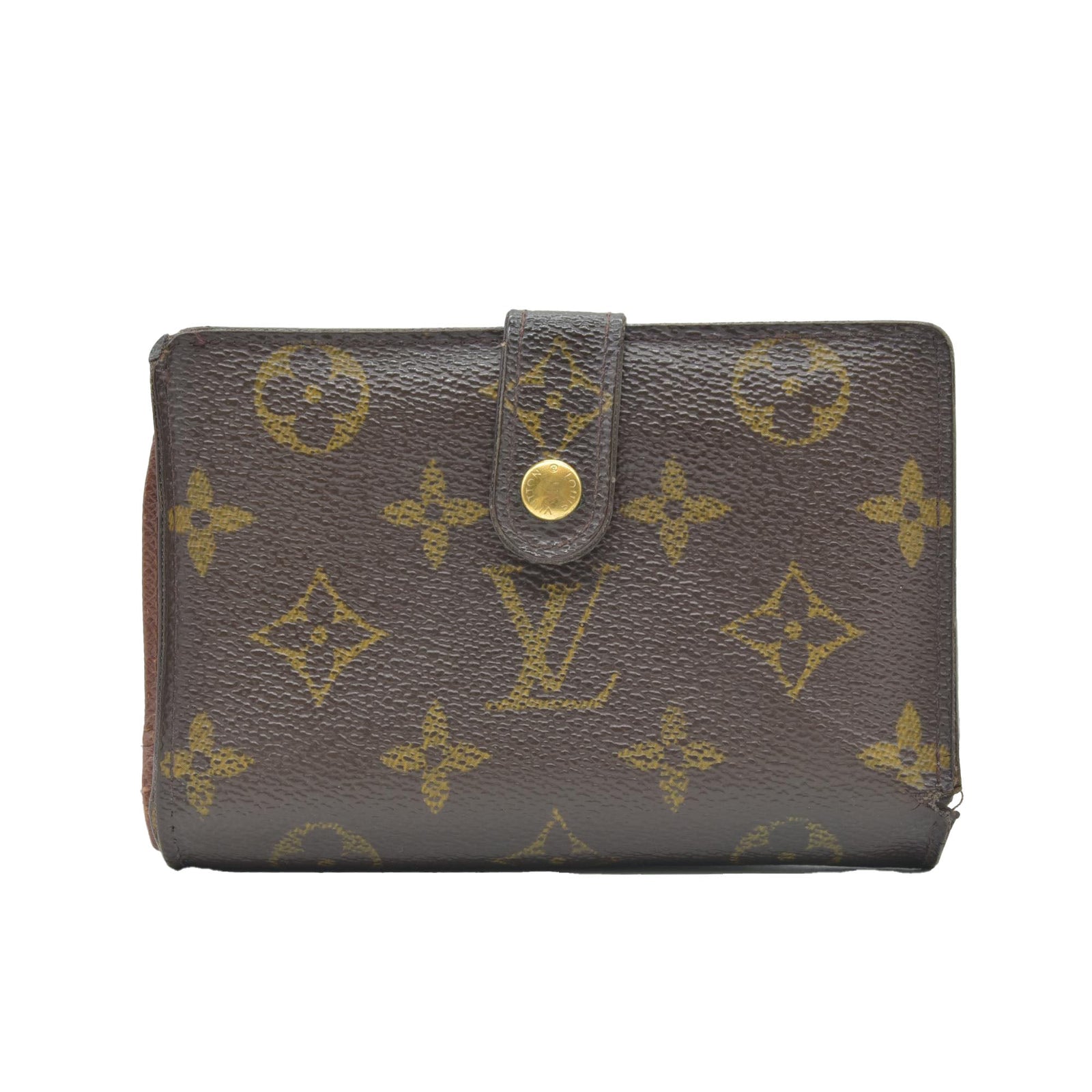 $750 Louis Vuitton Kisslock French Wallet MI0013
