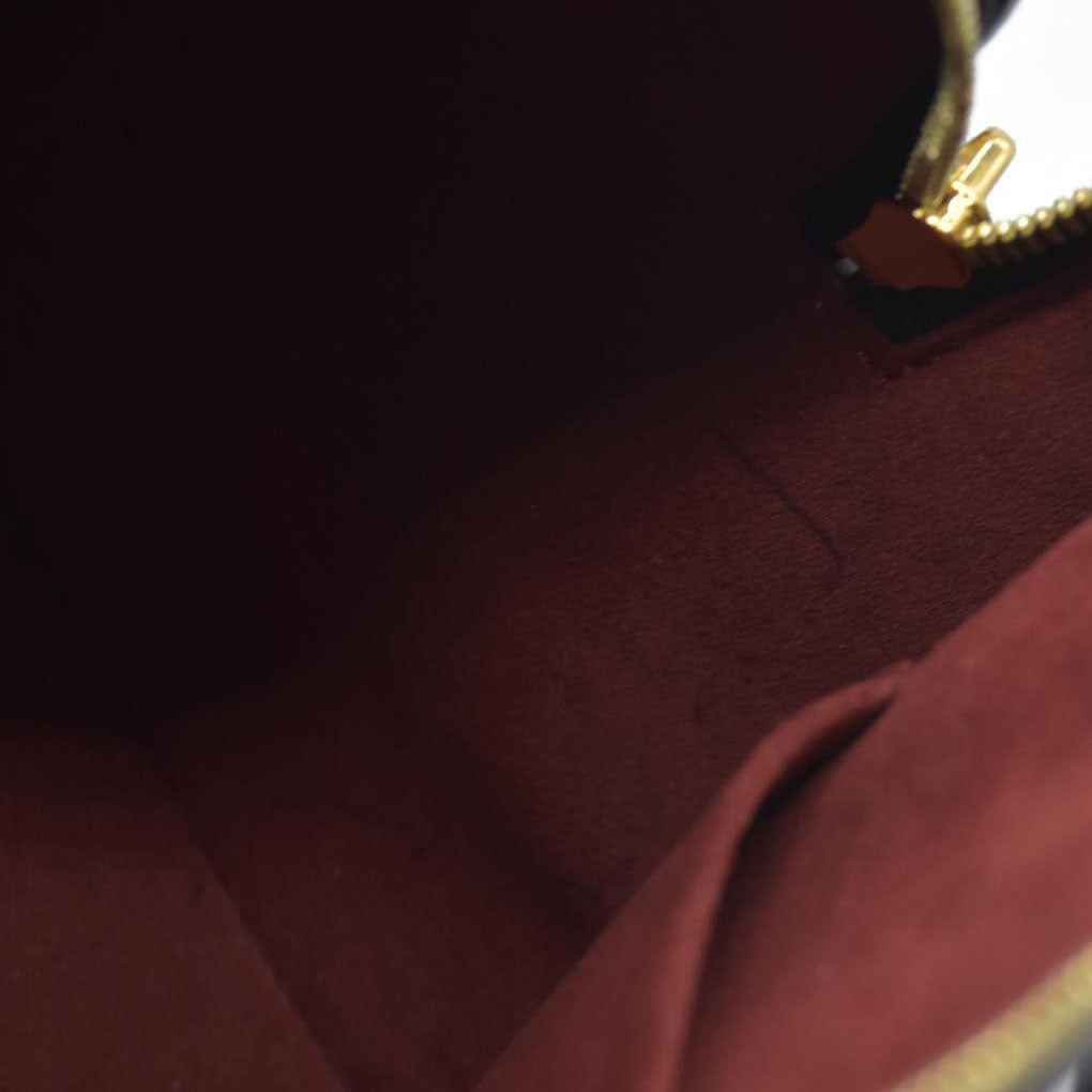 $3100 Louis Vuitton  Empreinte Monogram Giant Speedy Bandouliere 25 Black Beige