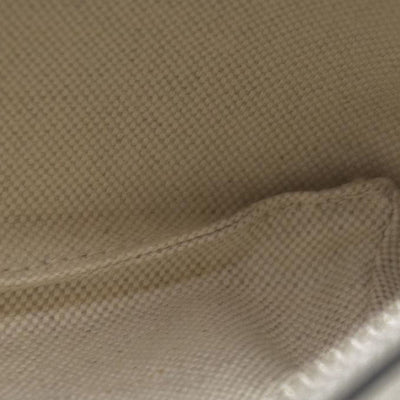 $950 Gucci  Calfskin GG Tennis Embossed Belt Bag Mystic White