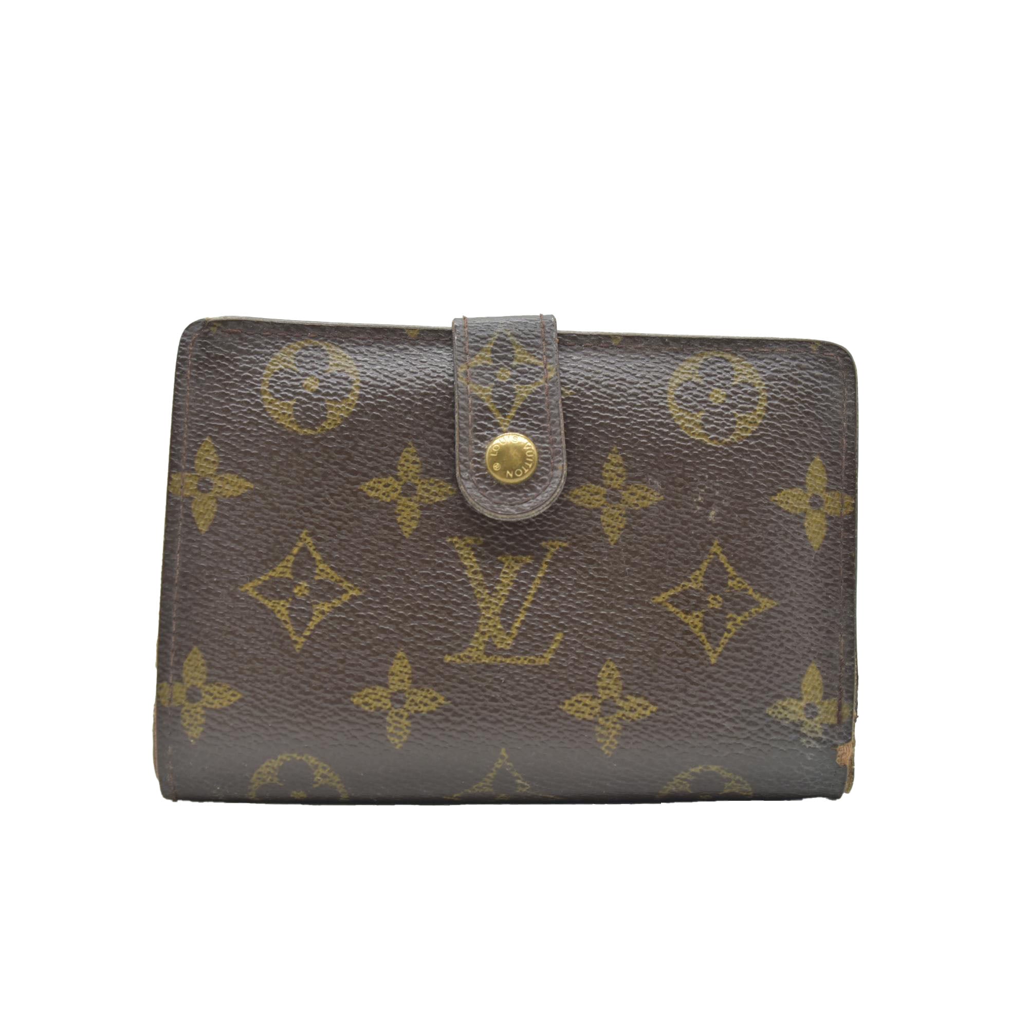 $750 Louis Vuitton Kisslock French Wallet MI0013