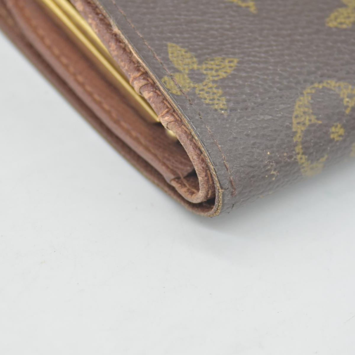 $750 2003 Louis Vuitton Kisslock French Wallet MI0013 10020015