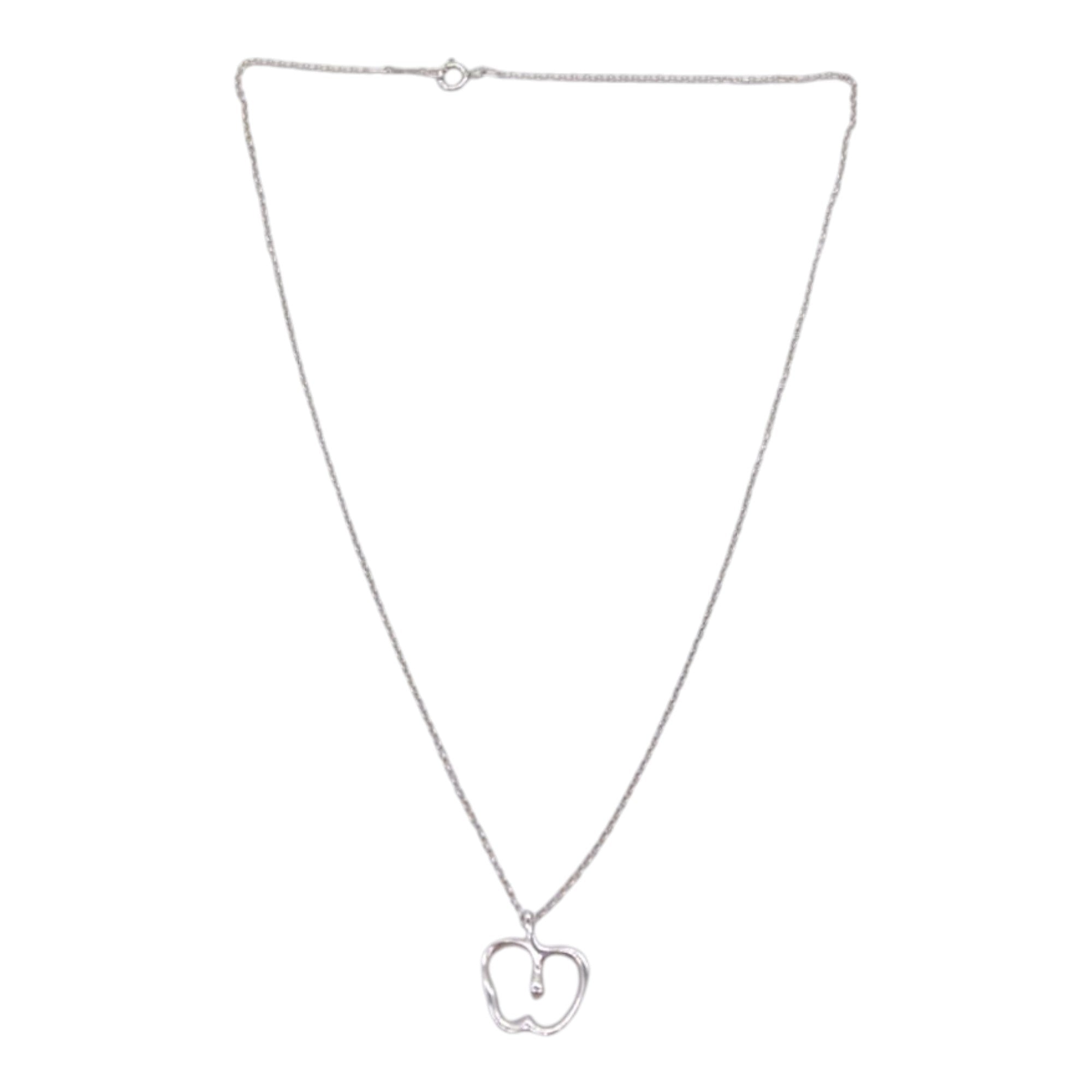 $350 Tiffany and Co. Apple Pendant Necklace CONSIGNMENT 10021421