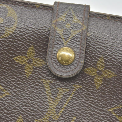 $750 2003 Louis Vuitton Kisslock French Wallet MI0013 10020015