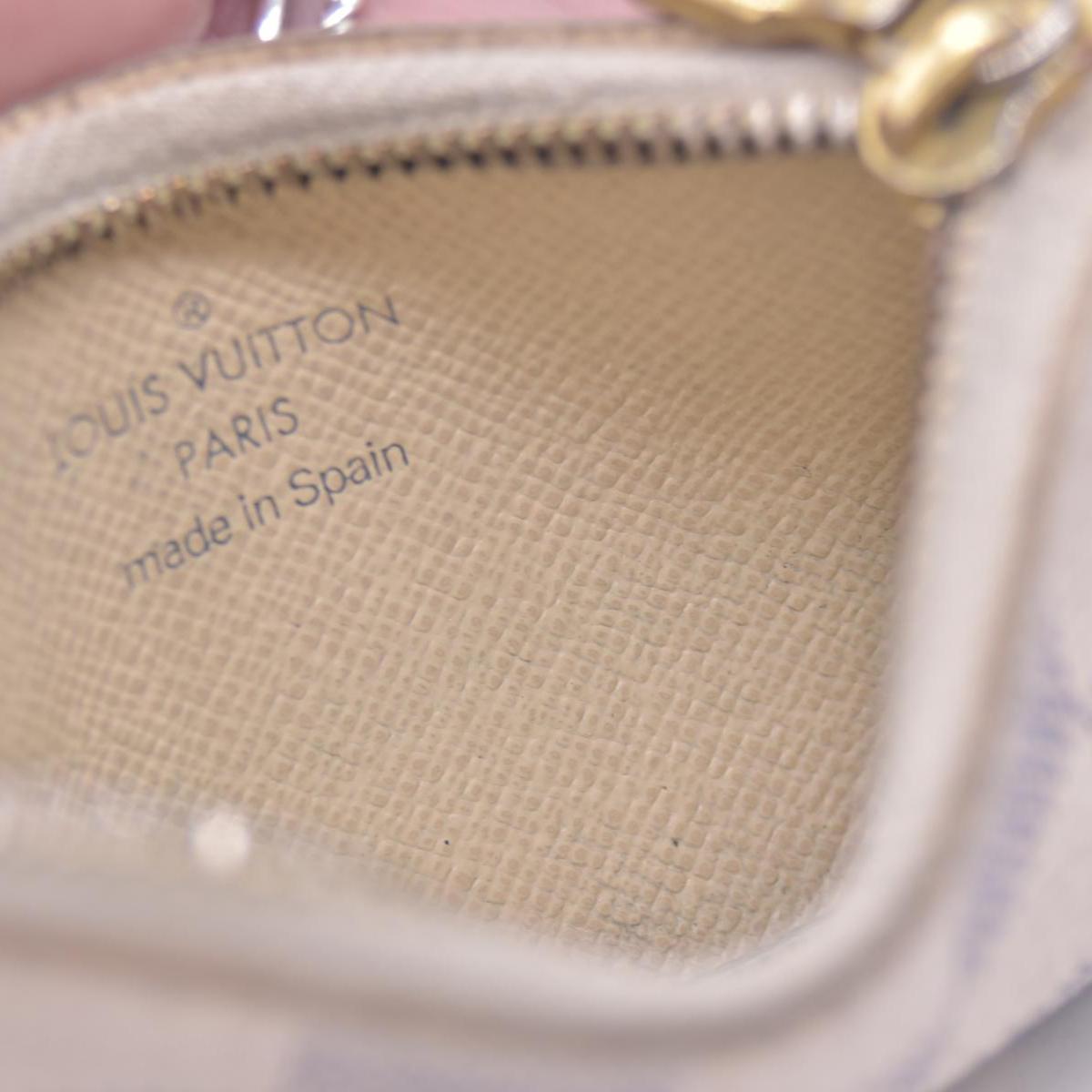$325 2008 LOUIS VUITTON Damier Azur Cles Key Pouch GA0068 CONSIGNMENT 10021431