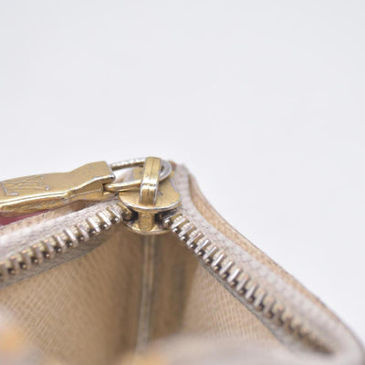 $325 2008 LOUIS VUITTON Damier Azur Cles Key Pouch GA0068 CONSIGNMENT 10021431