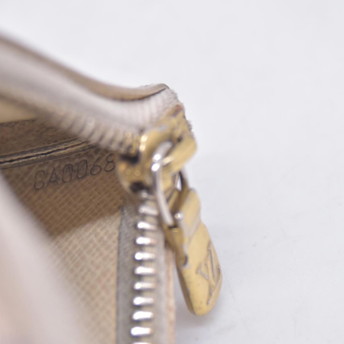 $325 2008 LOUIS VUITTON Damier Azur Cles Key Pouch GA0068 CONSIGNMENT 10021431