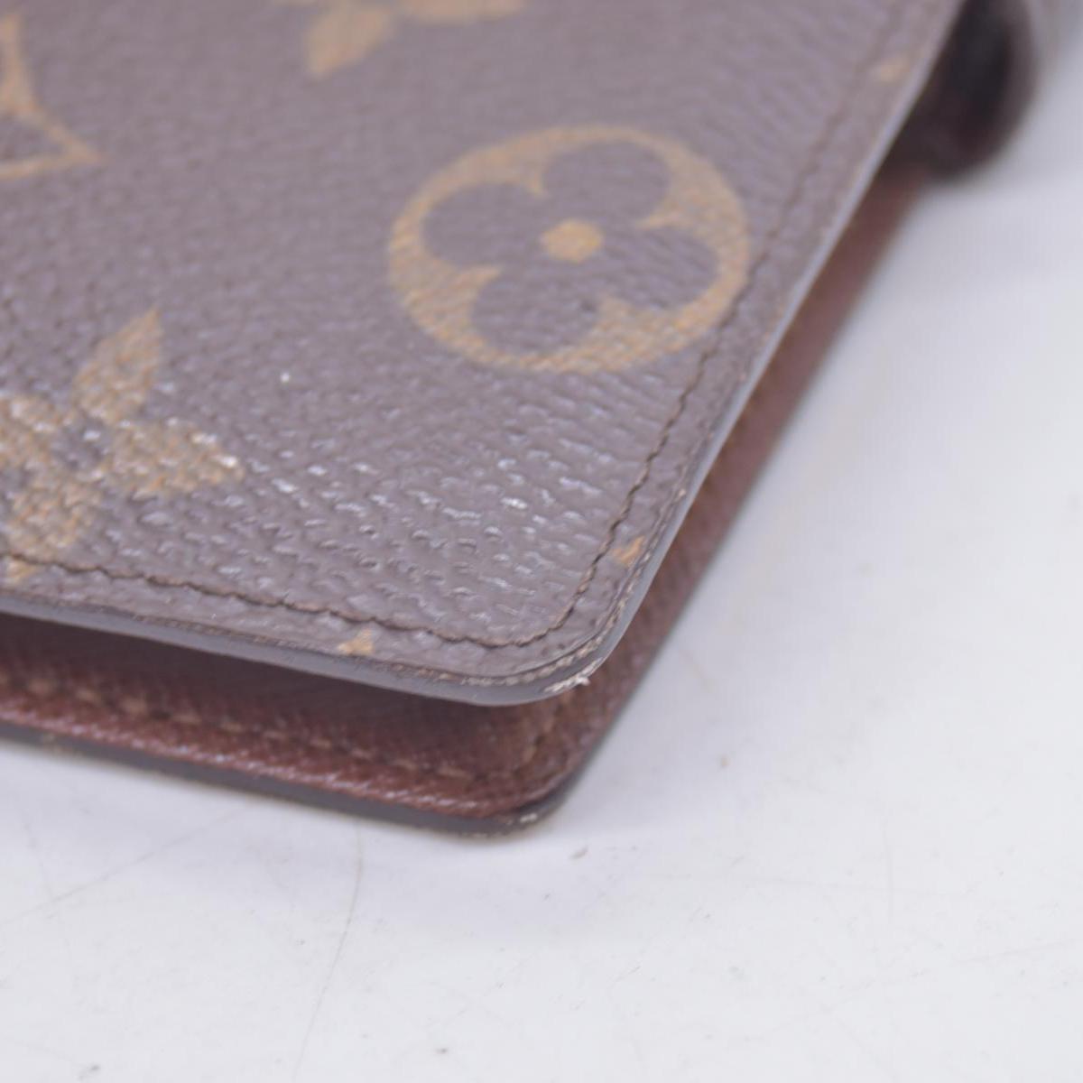 $415 2001 LOUIS VUITTON Monogram Agenda PM Small Ring Planner Cover Brown CA1011 CONSIGNMENT 10021429