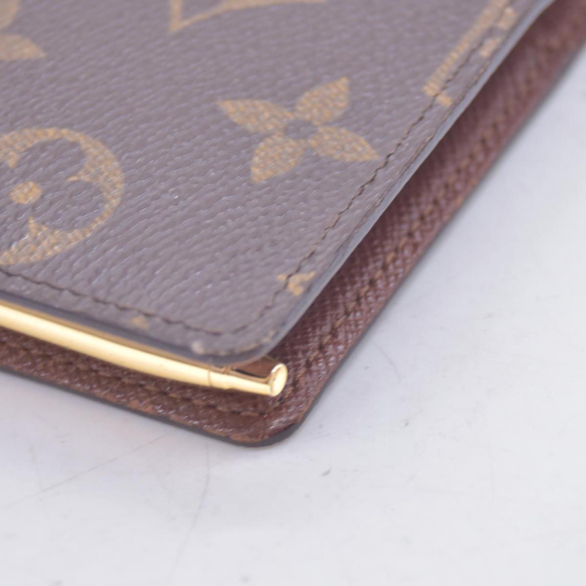$415 2001 LOUIS VUITTON Monogram Agenda PM Small Ring Planner Cover Brown CA1011 CONSIGNMENT 10021429