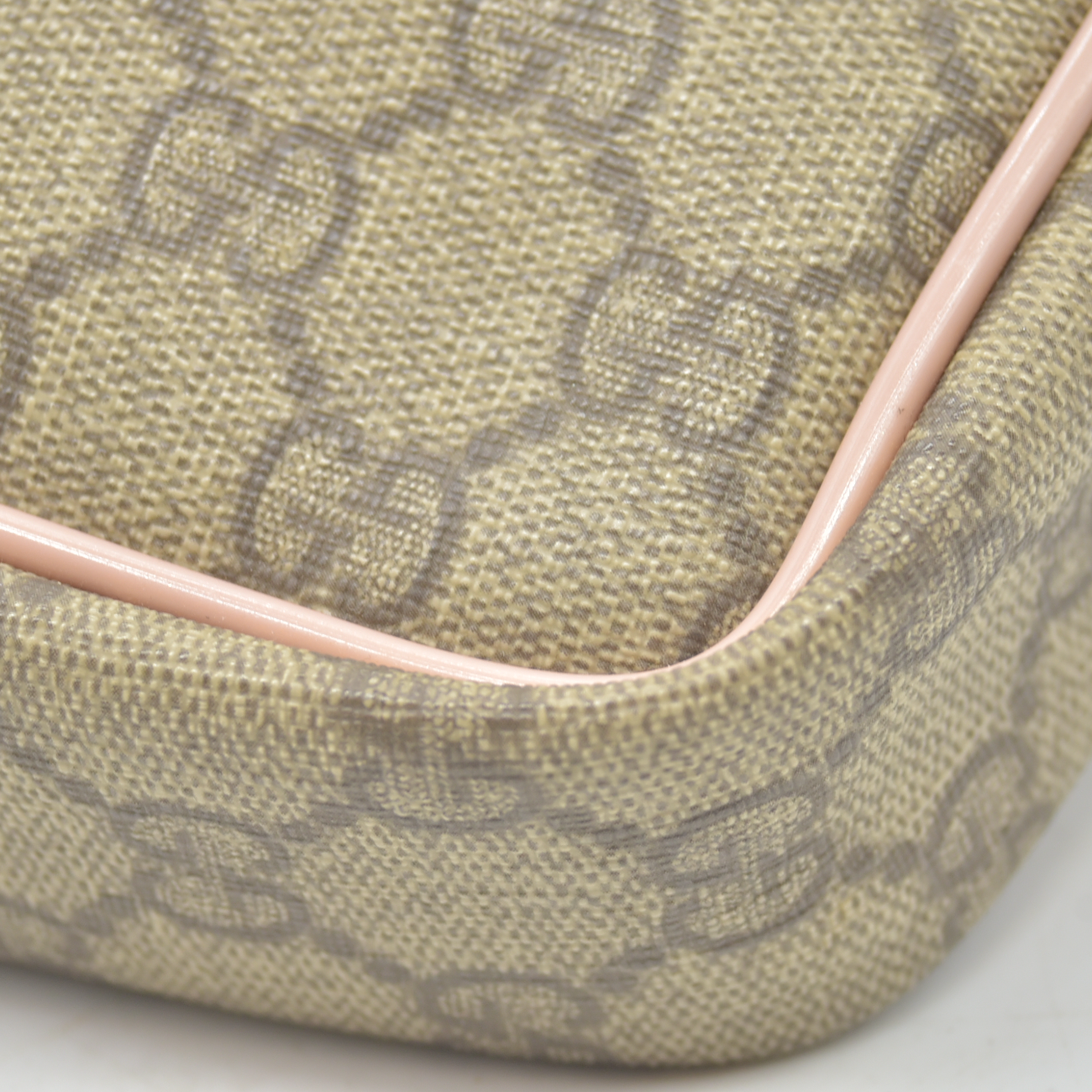 $780 Gucci GG Plus Monogram Small Shoulder Bag Light Pink