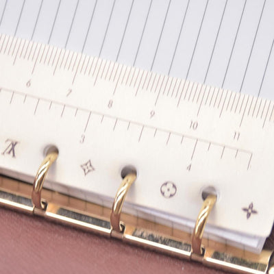 $415 2001 LOUIS VUITTON Monogram Agenda PM Small Ring Planner Cover Brown CA1011 CONSIGNMENT 10021429