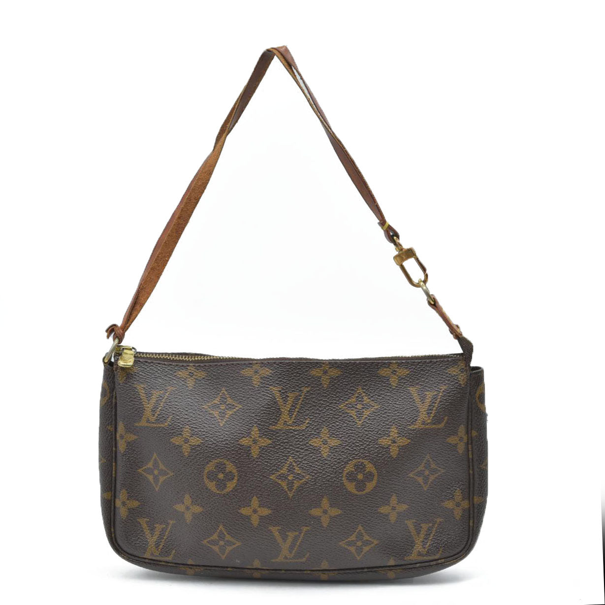 Louis Vuitton Monogram Pochette Accessories Pouch Bag  AR0969
