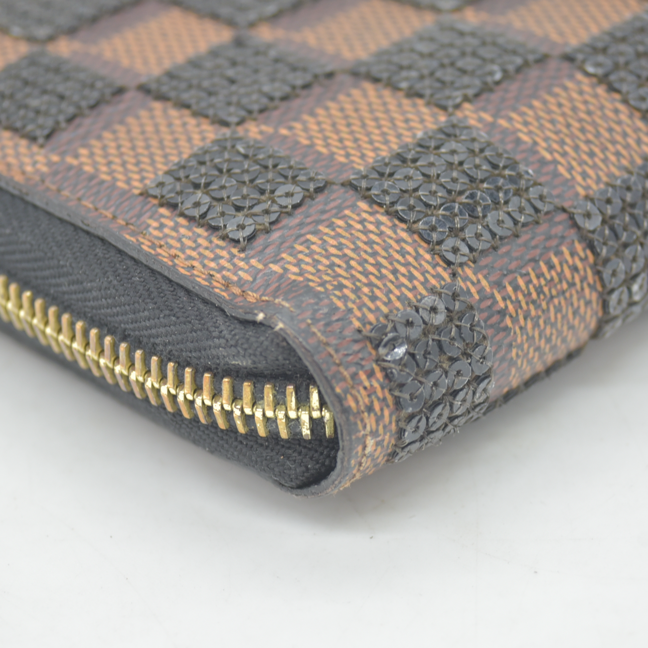 2013 LOUIS VUITTON Damie Payette Zippy Wallet Long Wallet Black CA1183