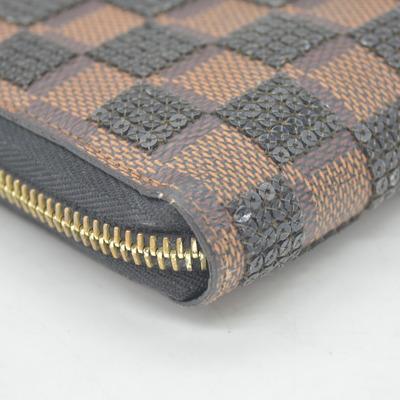 2013 LOUIS VUITTON Damie Payette Zippy Wallet Long Wallet Black CA1183