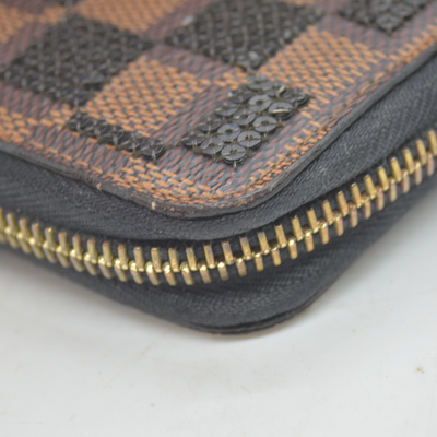 2013 LOUIS VUITTON Damie Payette Zippy Wallet Long Wallet Black CA1183