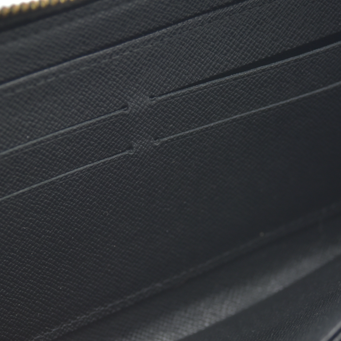 2013 LOUIS VUITTON Damie Payette Zippy Wallet Long Wallet Black CA1183