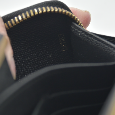 2013 LOUIS VUITTON Damie Payette Zippy Wallet Long Wallet Black CA1183