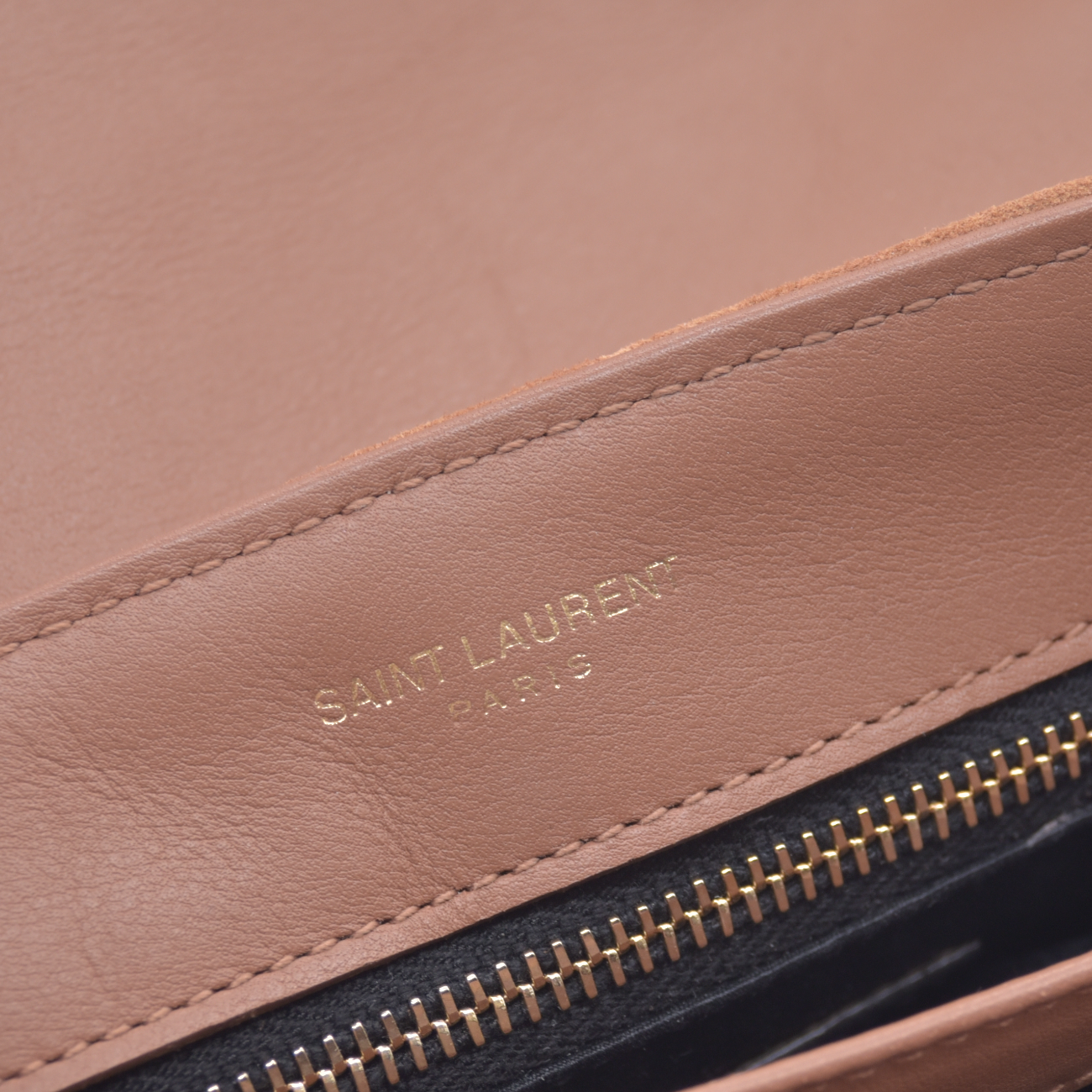 $1890 2022 Saint Laurent Suede Toy Loulou Shoulder Bag Cinnamon
