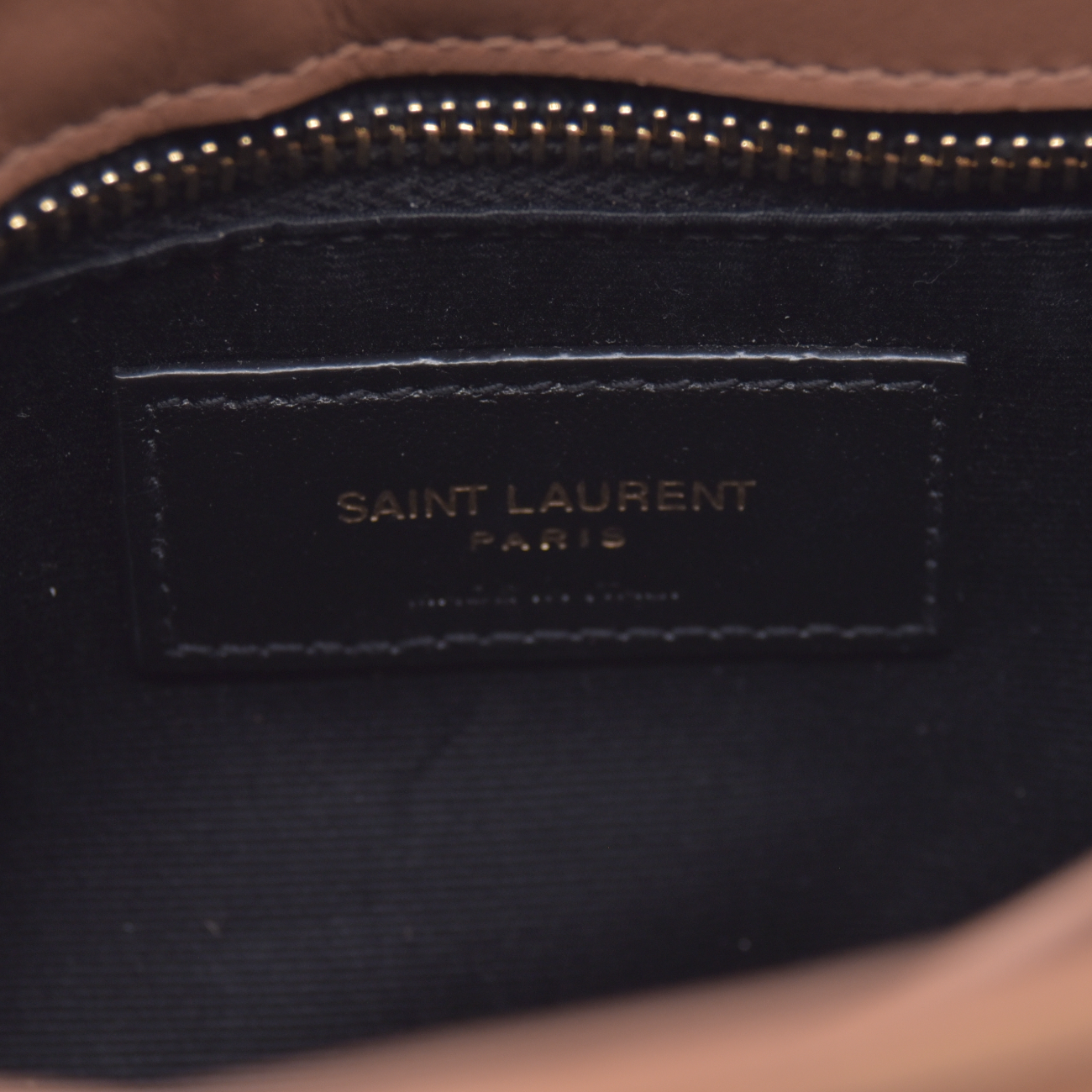 $1890 2022 Saint Laurent Suede Toy Loulou Shoulder Bag Cinnamon