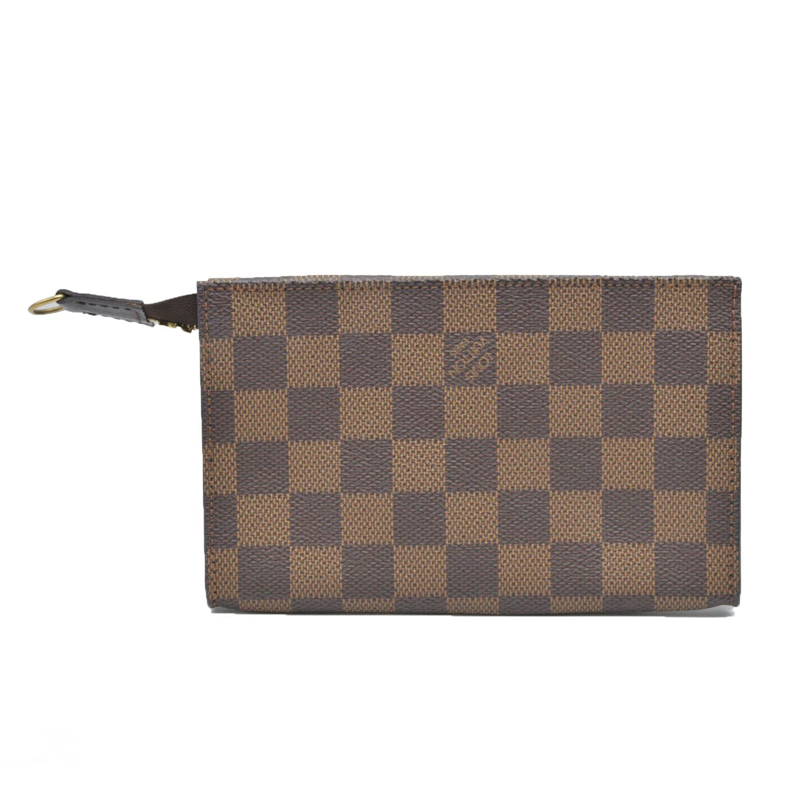 AUCTION $1290 Louis Vuitton Damier Ebene Accessories Pouch for Marais Toiletry Bag