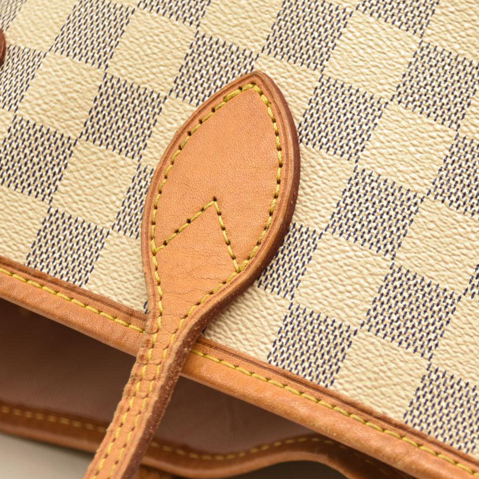 Louis Vuitton  Damier Azur Neo Neverfull MM Rose Ballerine FL3166