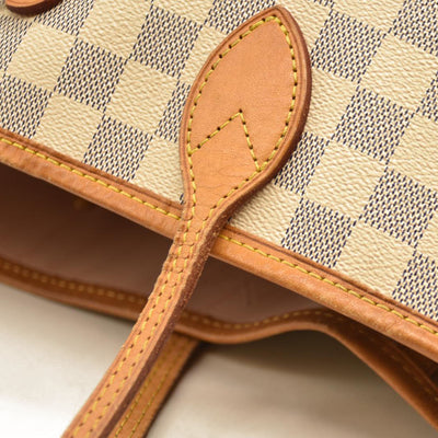 Louis Vuitton  Damier Azur Neo Neverfull MM Rose Ballerine FL3166
