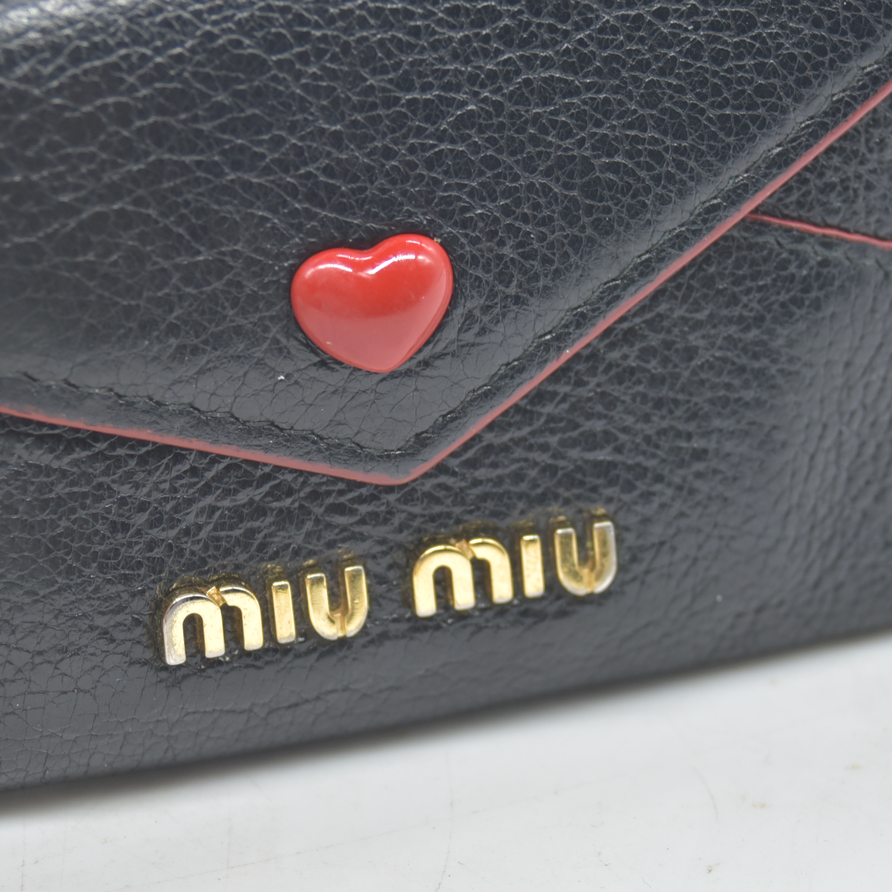Miu Miu Madras Love Key Case