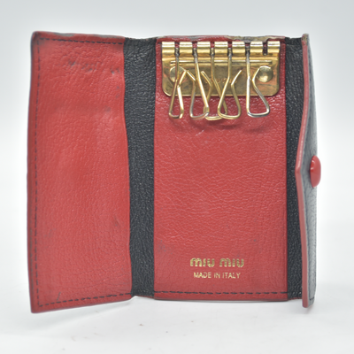 Miu Miu Madras Love Key Case