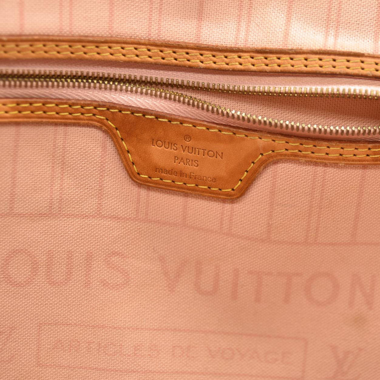 Louis Vuitton  Damier Azur Neo Neverfull MM Rose Ballerine FL3166