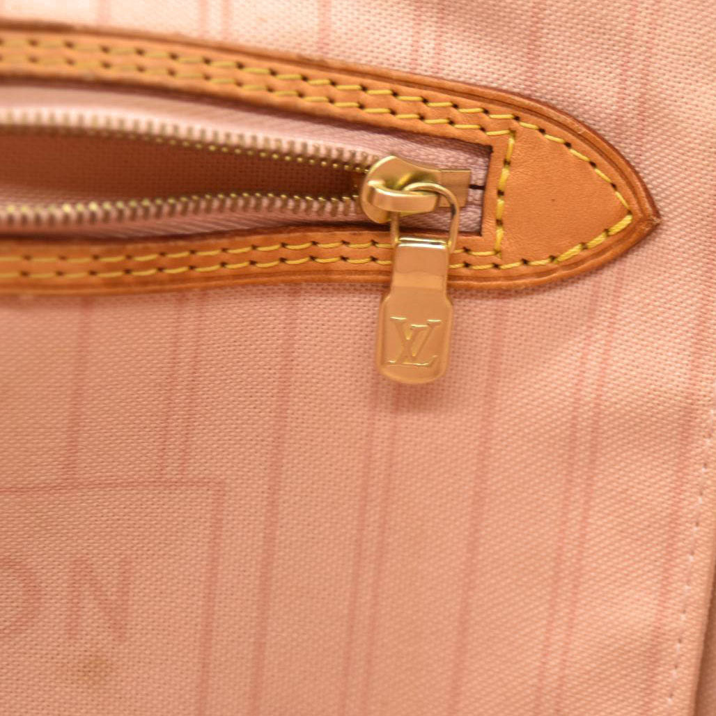 Louis Vuitton  Damier Azur Neo Neverfull MM Rose Ballerine FL3166